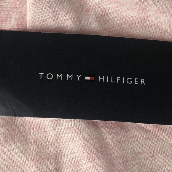 Tommy Hilfiger Men's Short Sleeve Pocket Crewneck Casual T-Shirt Heather Pink XL - Picture 5 of 14